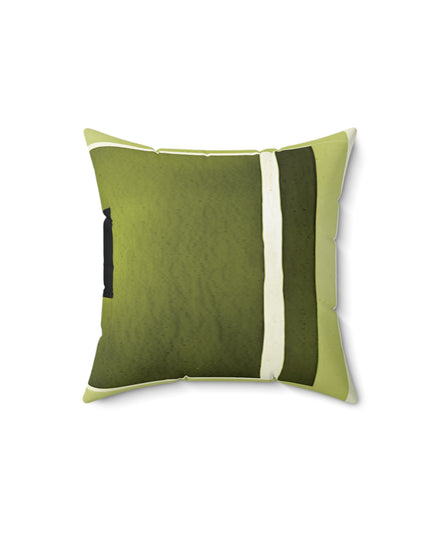 Lemongrass Shadow 14" x 14" Faux Suede Square Pillow