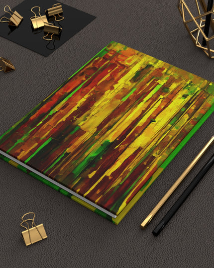 Striped Beta 5.75" x 8" Hardcover Journal Matte with 150 lined pages