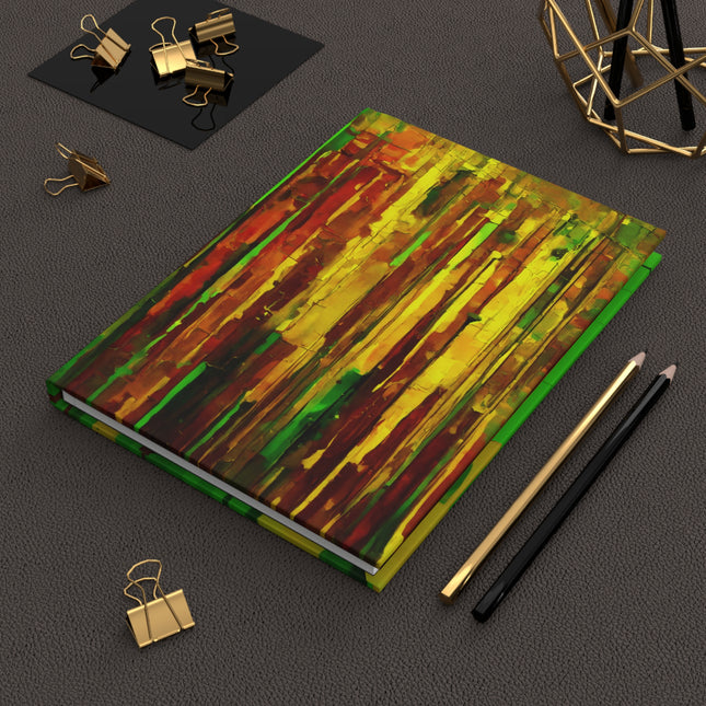 Striped Beta 5.75" x 8" Hardcover Journal Matte with 150 lined pages