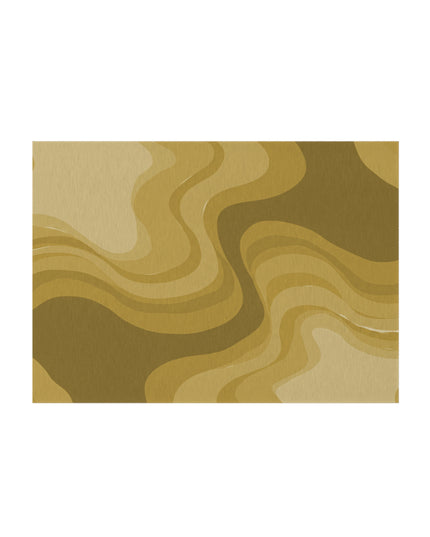 Brown Wavey 60" x 84" Outdoor Rug