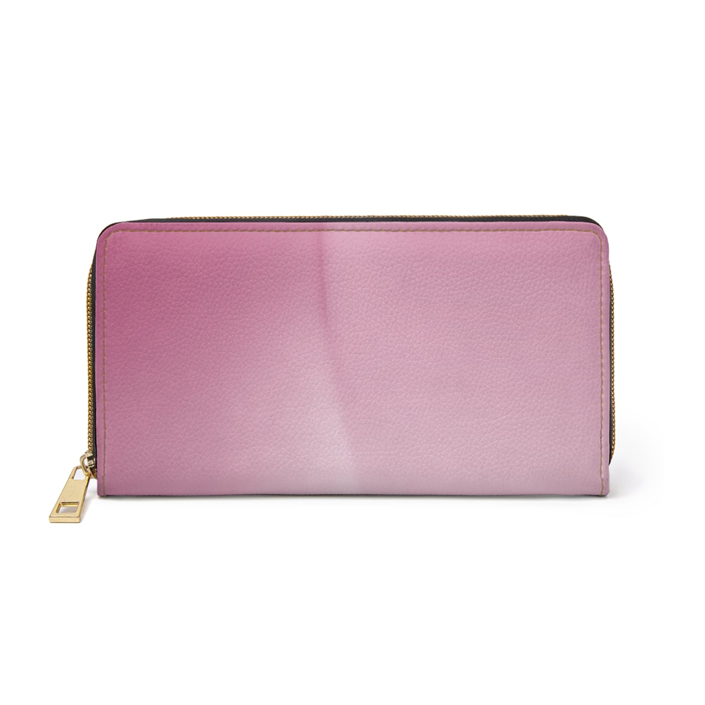 Pink Blush Fade Elegant Abstract Zipper Wallet - Stylish & Functional Accessory for Everyday Use
