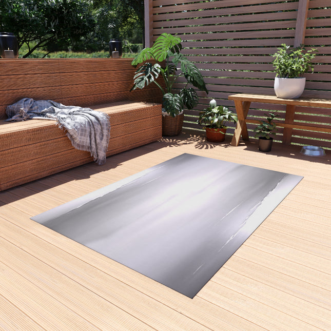 Sephia Sea Dark Fog 48" x 72" Outdoor Rug