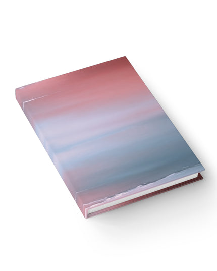 Gray Sea Pink Fog 5" x 7" Journal - 128 Blank pages