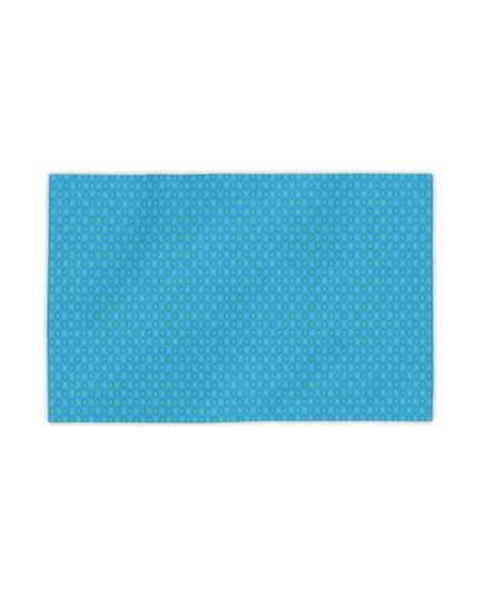 Blue Green Star-crossed Bodies Beach Towel, 18" x 27"