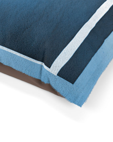 Blue Shadow 28" × 18" Pet Bed
