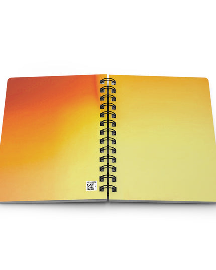 Phoenix Fade Spiral Bound Journal, 5" x 7" 150 pages