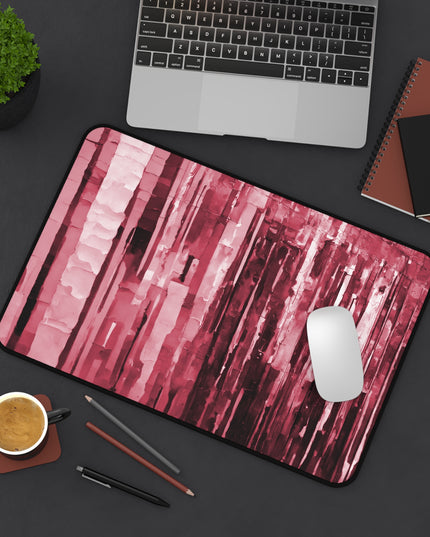 Striped Ruby 12" x 18" Desk Mat