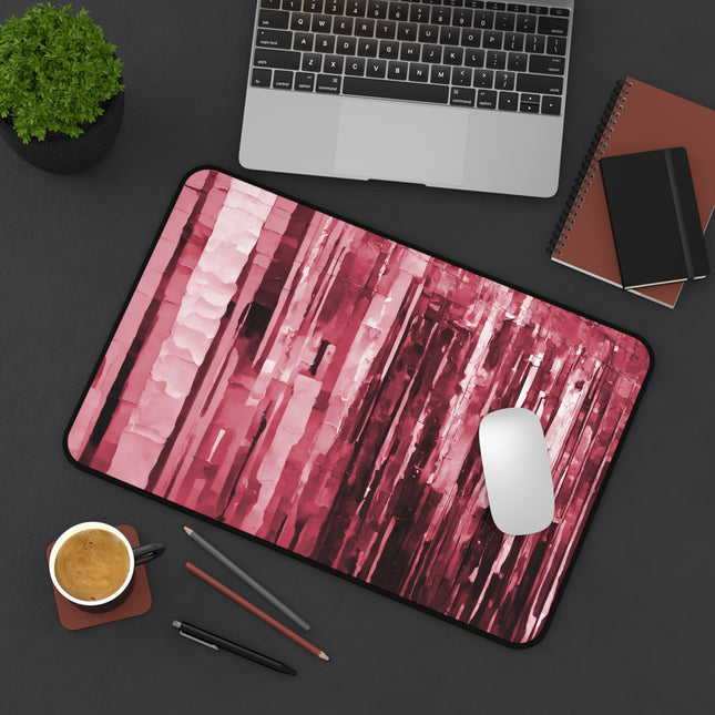 Striped Ruby 12" x 18" Desk Mat