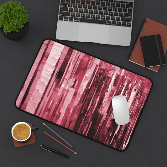 Striped Ruby 12" x 18" Desk Mat