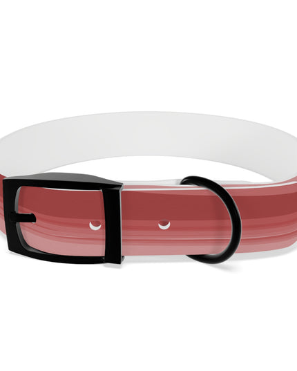 Power Red Wavey Medium Dog Collar