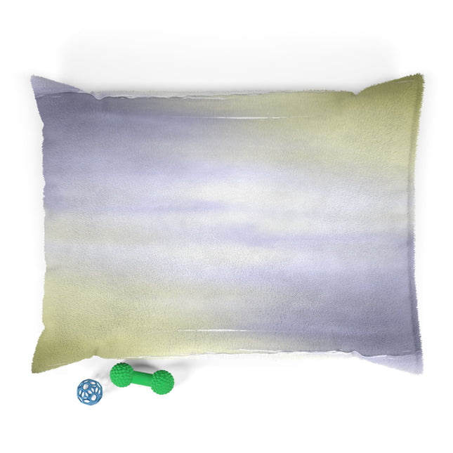 Lavender Sea Golden Fog 40" × 30" Pet Bed