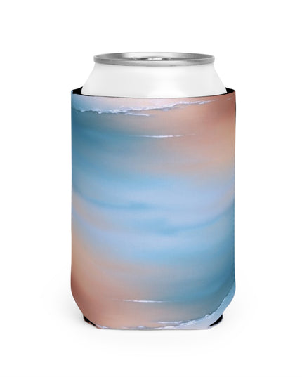 Blue Sea Peach Fog 12 oz Can Cooler Sleeve