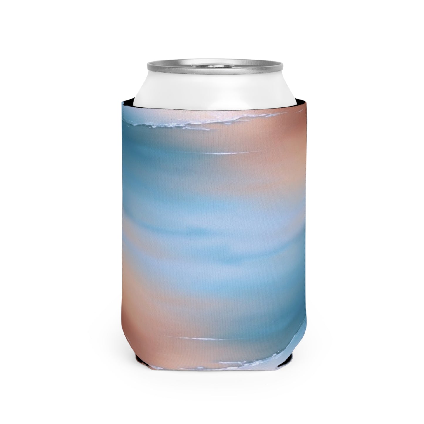 Blue Sea Peach Fog 12 oz Can Cooler Sleeve
