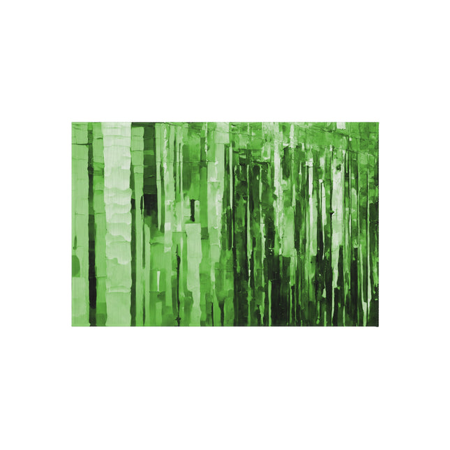 Striped Mint Pastel Fade Outdoor Rug, 24" x 36"