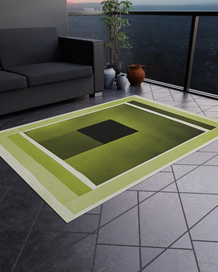 Lemon Shadow Outdoor Rug, 60" x 84"