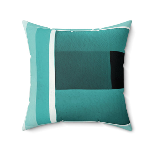 Tif Shadow 20" x 20" Faux Suede Square Pillow