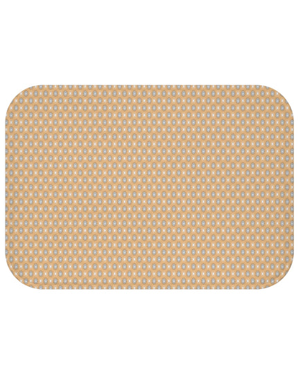 Tan Sunset Star-crossed Bodies 24" x 17" Bath Mat