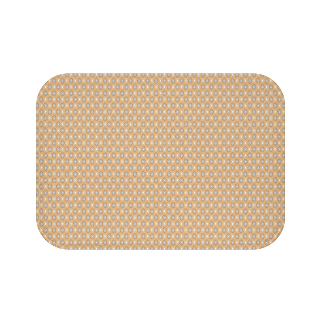 Tan Sunset Star-crossed Bodies 24" x 17" Bath Mat