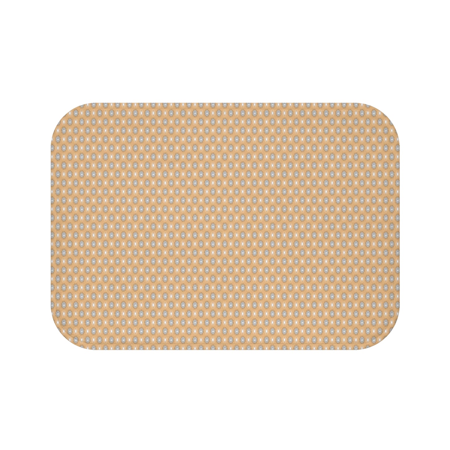 Tan Sunset Star-crossed Bodies 24" x 17" Bath Mat