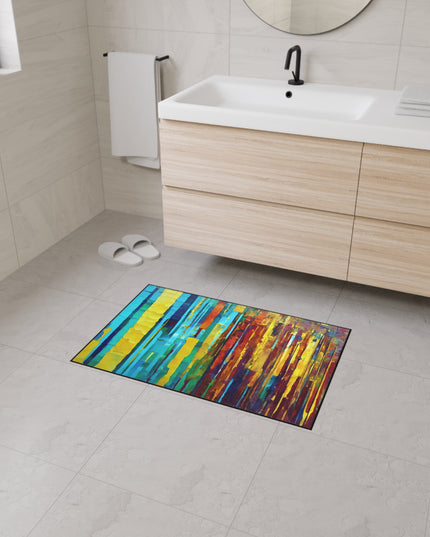 Striped Alpha 24" x 36" Heavy Duty Floor Mat