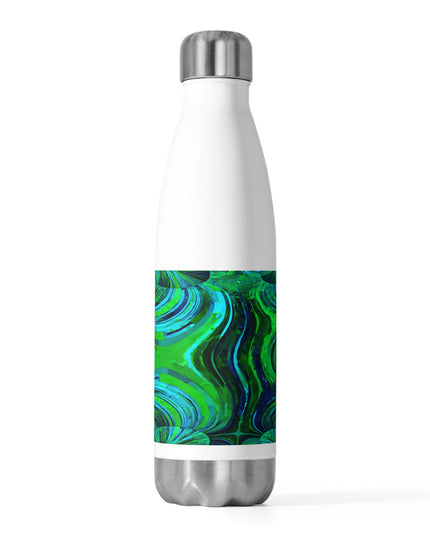 Uzi Spiral Blue Green 20oz Insulated Water Bottle