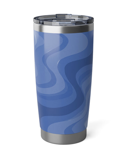 Deep Blue Wavey Vagabond 20oz Tumbler