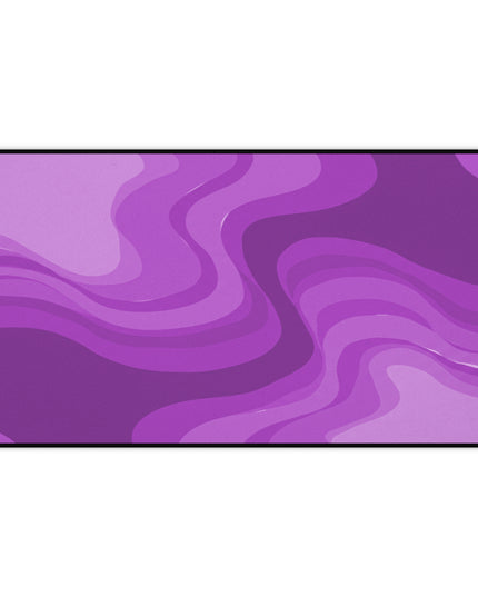 Wavey Purple Wavey 12" x 22" Desk Mat