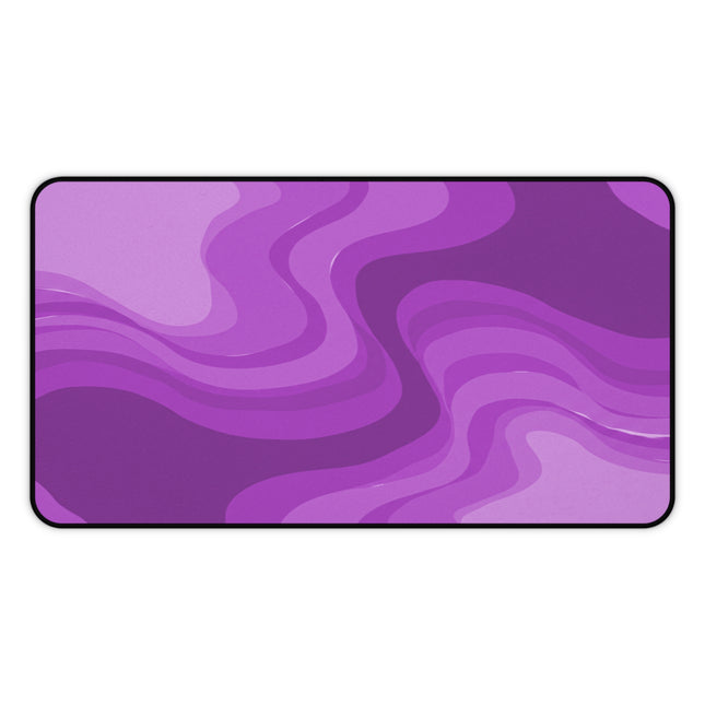 Wavey Purple Wavey 12" x 22" Desk Mat