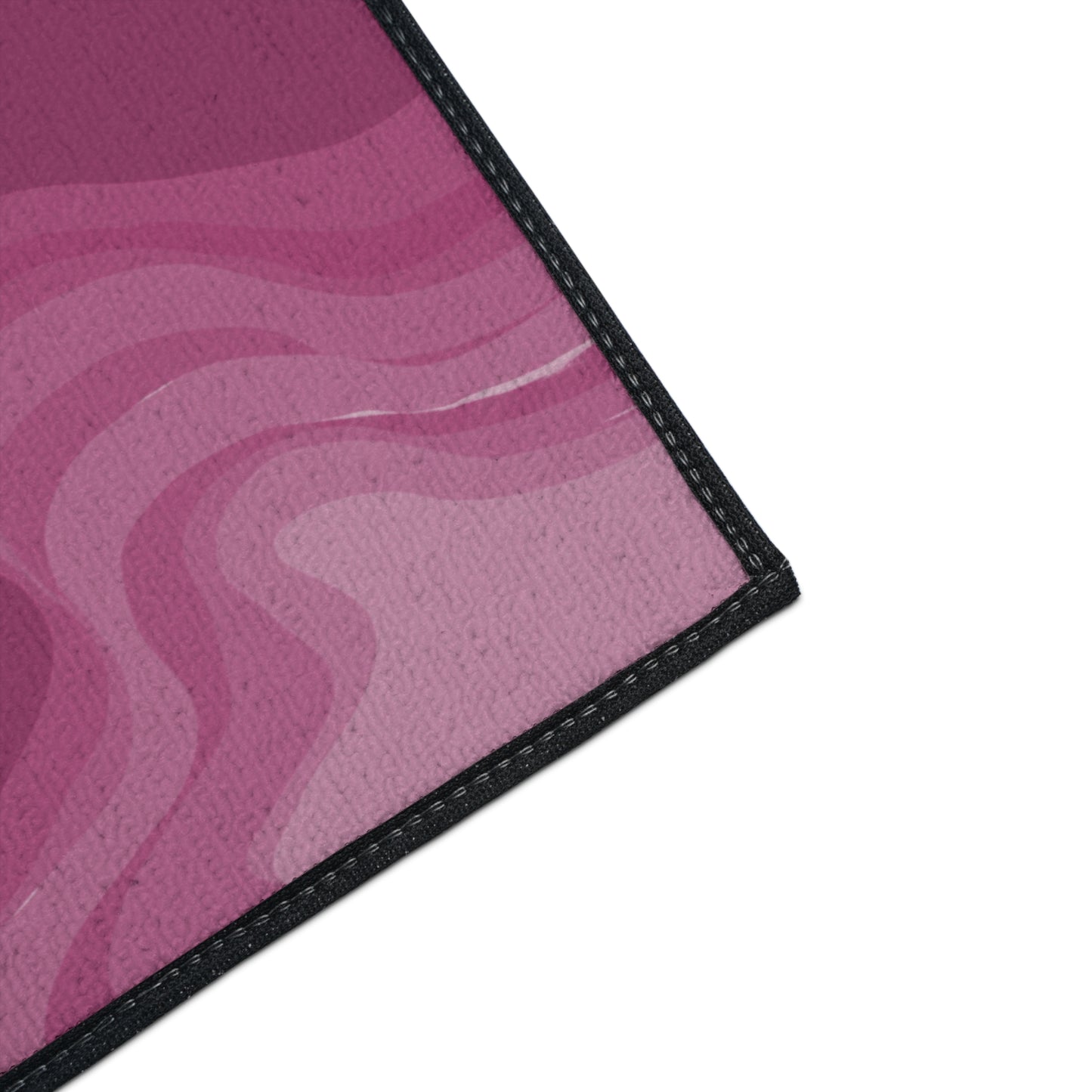 Pinky Mauve Wavey 18" x 27" Heavy Duty Floor Mat