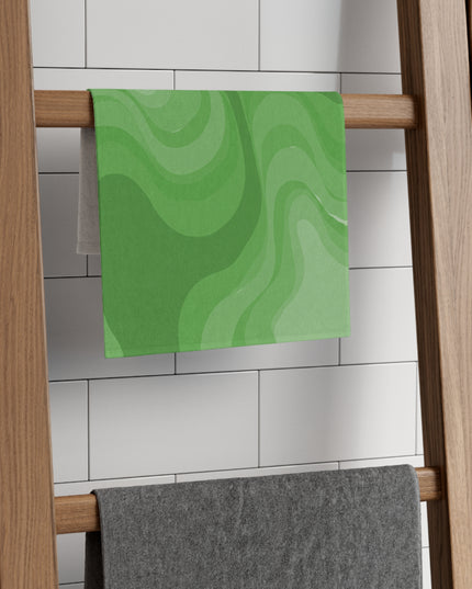 Greenie Meanie Wavey Rally Towel, 11" x 18"