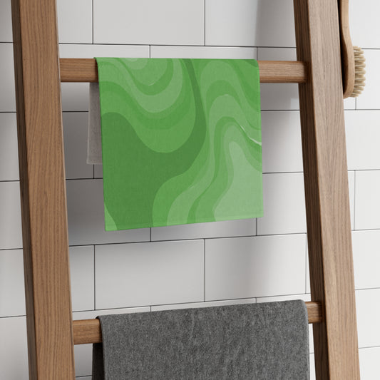 Greenie Meanie Wavey Rally Towel, 11" x 18"