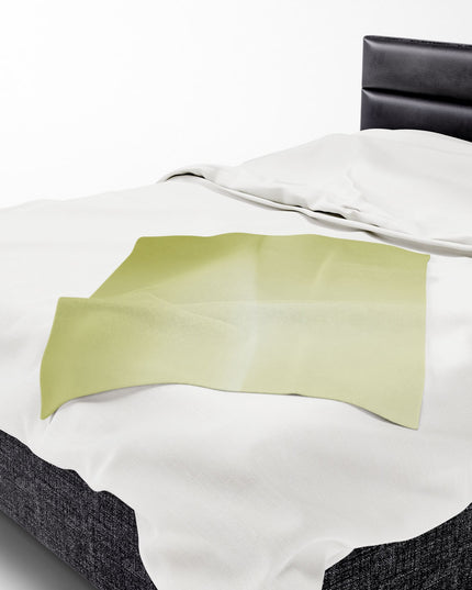Lemon Fade Velveteen Plush Blanket, 30" x 40"