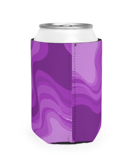 Wavey Purple Wavey 12 oz Can Cooler Sleeve