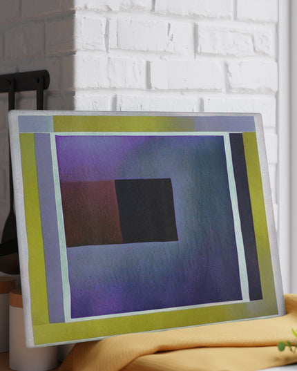 Zeta Shadow Glass Cutting Board, 11" x 15"