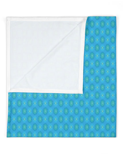 Blue Green Star-crossed Bodies Baby Swaddle 30″×40″ Blanket