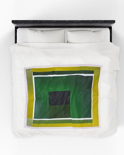 Alpha Shadow Velveteen Plush Blanket, 50" x 60"