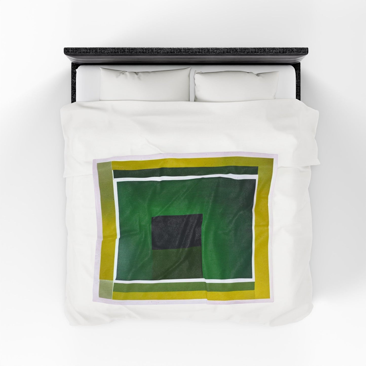 Alpha Shadow Velveteen Plush Blanket, 50" x 60"