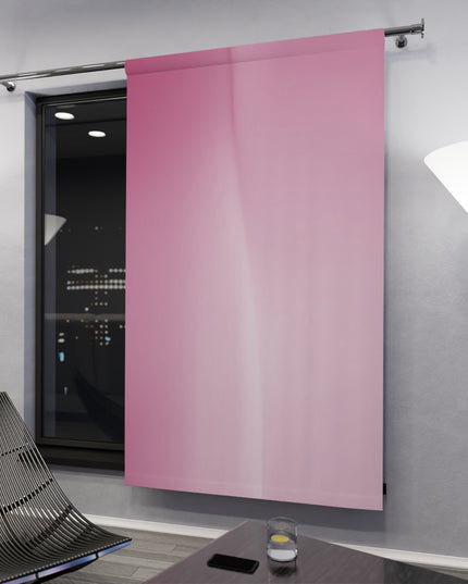 Pink Blush Fade Window Curtain, 50" x  84", blackout