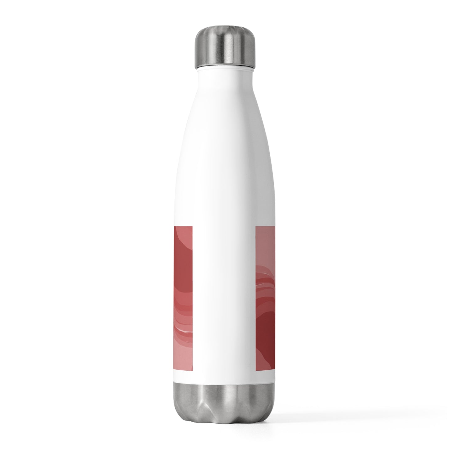 Power Red Wavey 20oz Insulated Water Bottle