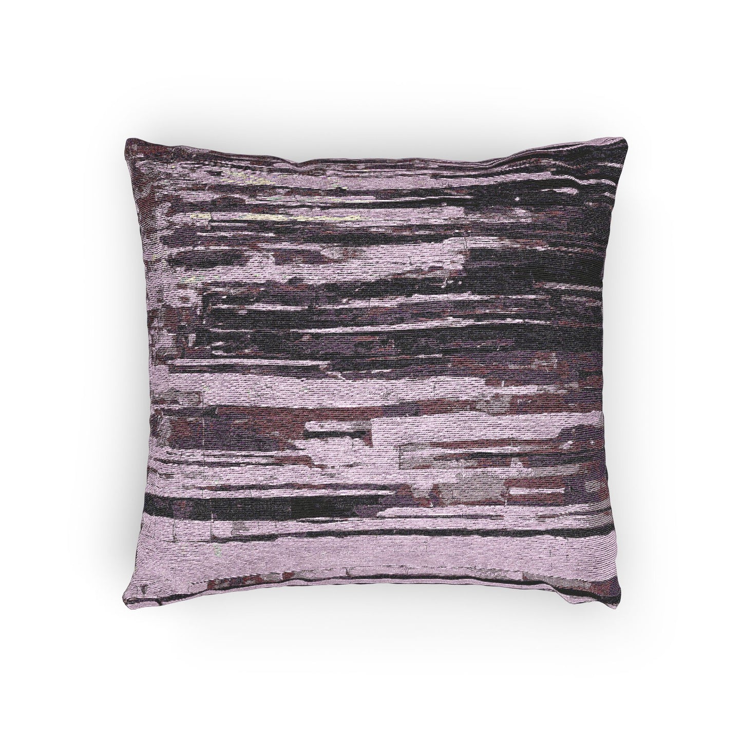 Striped Powder Lavender Woven Pillow, 17" x 18"