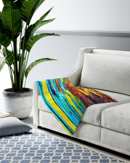 Striped Alpha Baby Swaddle 30″×40″ Blanket