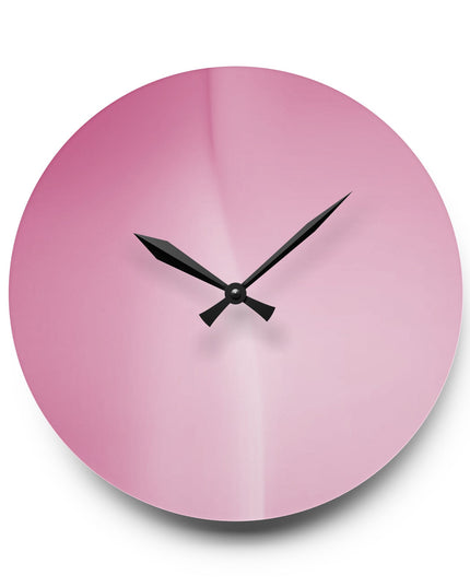 Pink Blush Fade Acrylic Wall Clock, Round or Square, 10.75" x 10.75"