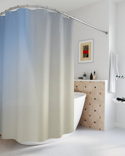 Cobalt Fade Shower Curtains, 71" x 74"