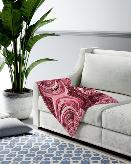 Uzi Spiral Ruby Baby Swaddle 30″×40″ Blanket
