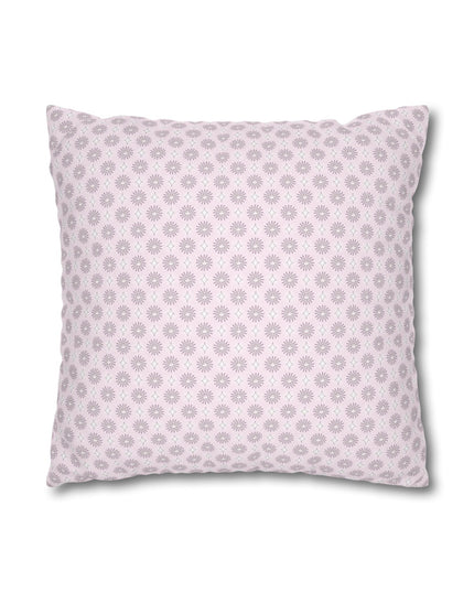 Pink Mornings Star-crossed Bodies Spun Polyester Square Pillowcase, 14" x 14"