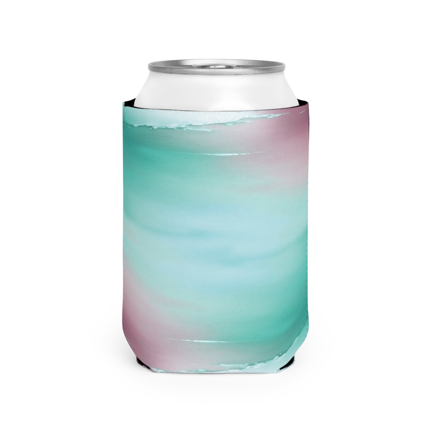 Green Sea Lavender Fog 12 oz Can Cooler Sleeve