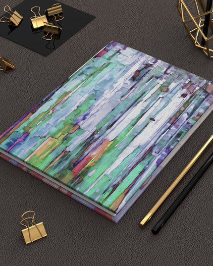 Striped Pastels 5.75" x 8" Hardcover Journal Matte with 150 lined pages