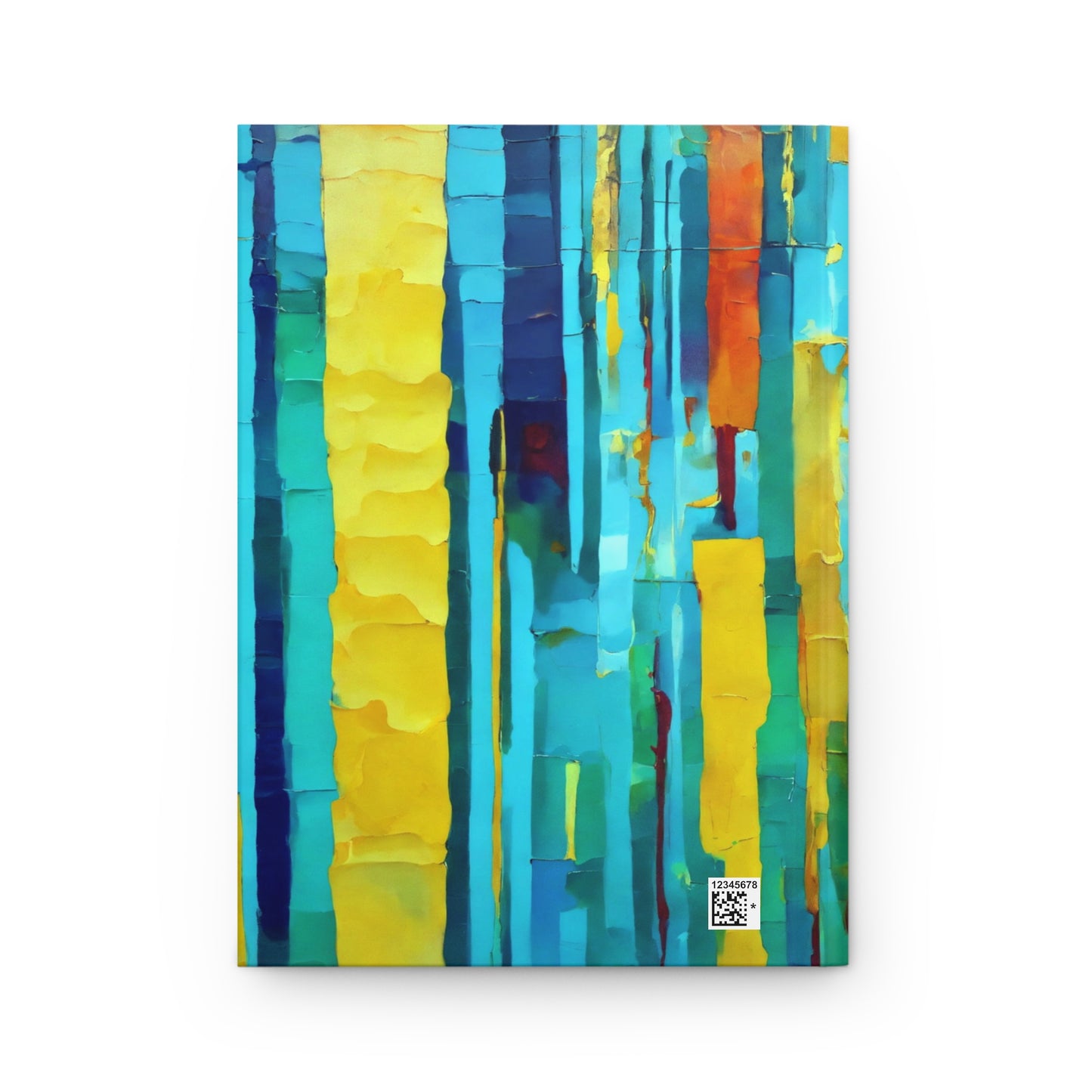 Striped Alpha 5.75" x 8" Hardcover Journal Matte with 150 lined pages