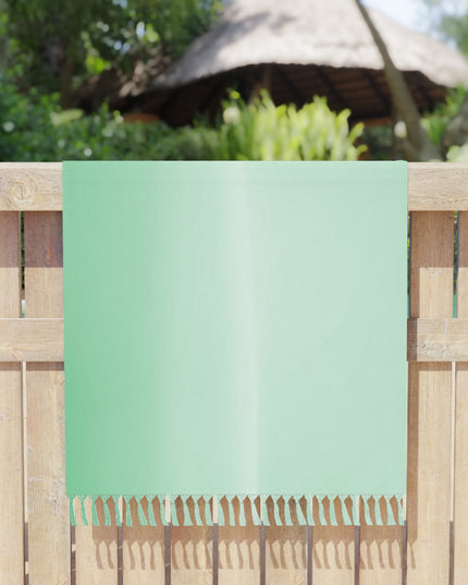 Mint Fade 38" × 81" Boho Beach Cloth