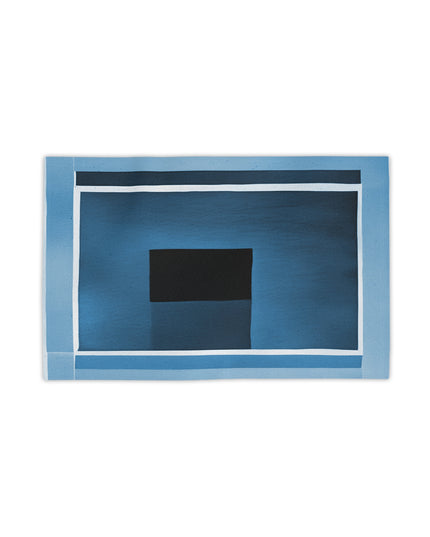 Blue Shadow Beach Towel, 18" x 27"